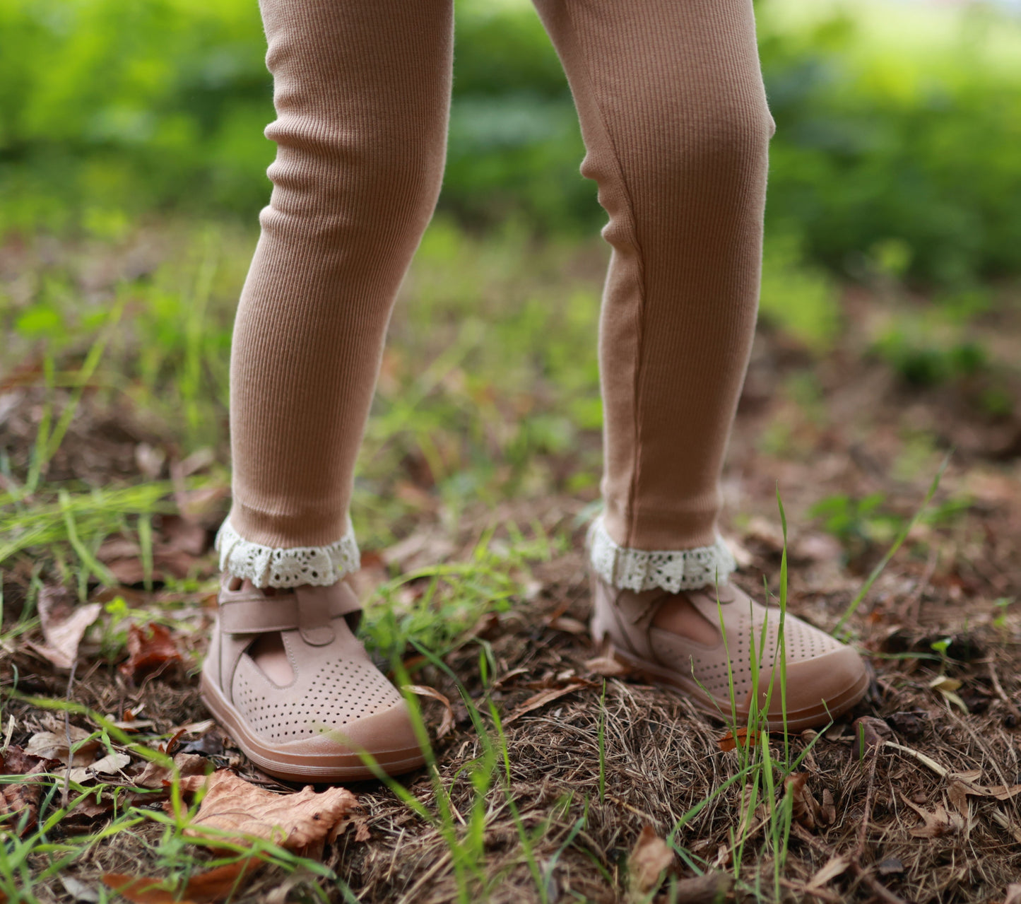 Leggings mit Spitze